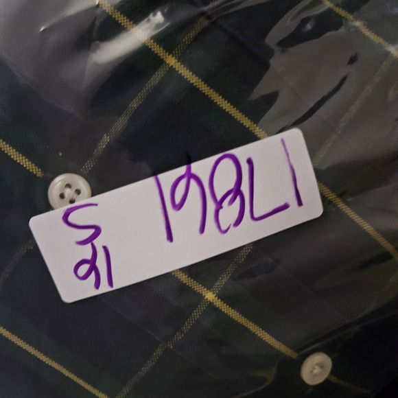Ralph Lauren‎ Shirt Mens Medium Button Down Plaid Long Sleeve M Casual Preppy - Picture 10 of 10